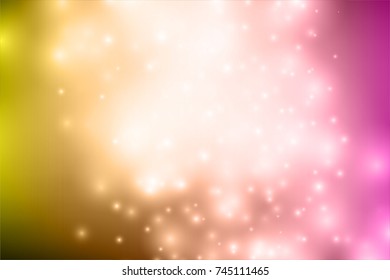 Bokeh light Vintage background, Vector eps10