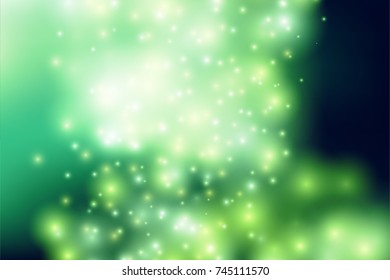 Bokeh light Vintage background, Vector eps10
