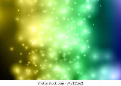 Bokeh light Vintage background, Vector eps10