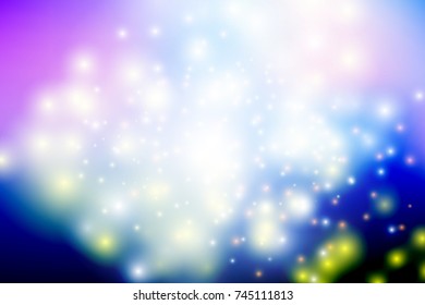Bokeh light Vintage background, Vector eps10