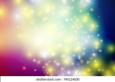Bokeh light Vintage background, Vector eps10