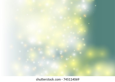 Bokeh light Vintage background, Vector eps10