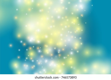 Bokeh light Vintage background, Vector eps10