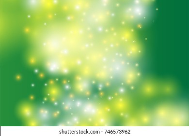Bokeh light Vintage background, Vector eps10