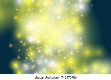 Bokeh light Vintage background, Vector eps10