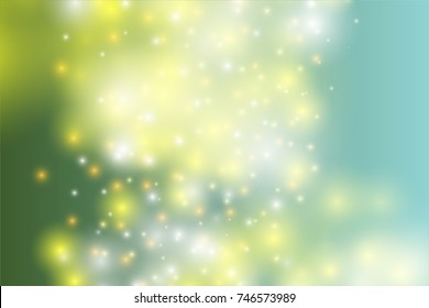 Bokeh light Vintage background, Vector eps10