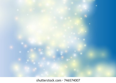 Bokeh light Vintage background, Vector eps10