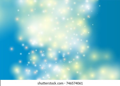 Bokeh light Vintage background, Vector eps10