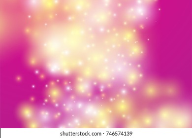 Bokeh light Vintage background, Vector eps10