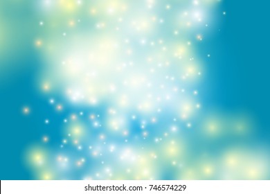 Bokeh light Vintage background, Vector eps10