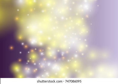 Bokeh light Vintage background, Vector eps10