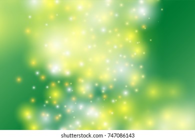 Bokeh light Vintage background, Vector eps10