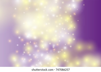Bokeh light Vintage background, Vector eps10