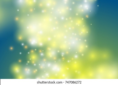 Bokeh light Vintage background, Vector eps10