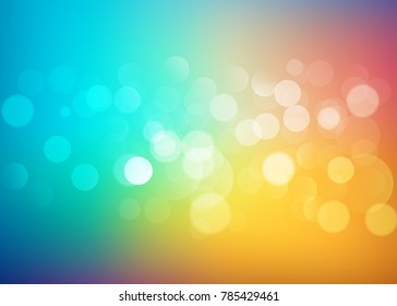 Bokeh light vintage background, Vector illustration of soft colored abstract background.