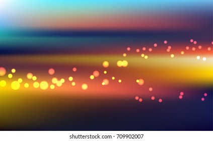 Bokeh lights background, Abstract blurred background- Illustration