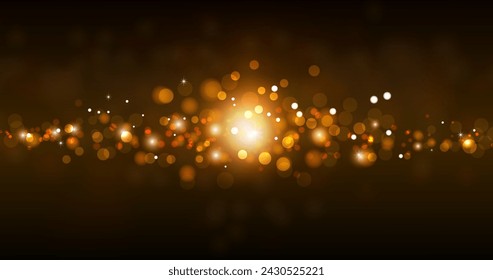 Bokeh lights background vector design in eps 10