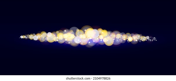 Bokeh lights background.Abstract light effect. Vector illustration