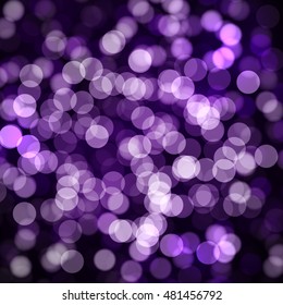 Bokeh lights blur effect. Realistic design. vector illustration