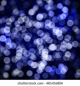 Bokeh lights blur effect. Realistic design. vector illustration
