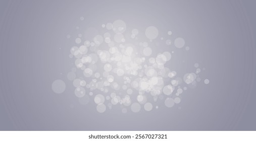 Bokeh lights. Blurred circle shapes. Abstract light effect. 