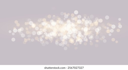 Bokeh lights. Blurred circle shapes. Abstract light effect. 