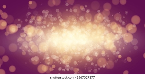 Bokeh lights. Blurred circle shapes. Abstract light effect. 