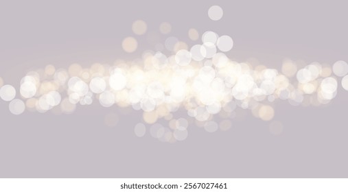 Bokeh lights. Blurred circle shapes. Abstract light effect. 