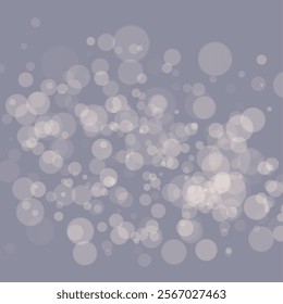 Bokeh lights. Blurred circle shapes. Abstract light effect. 