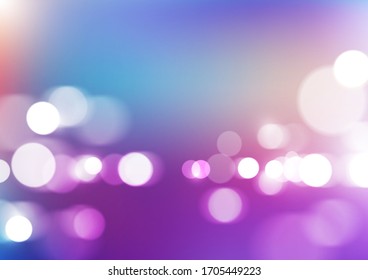 Bokeh lights with blurred colors background. Vector Eps10