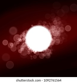 Bokeh lights, Christmas background. defocused abstract vector art
