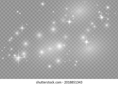 Las luces de bokeh tienen efecto aislado sobre un fondo transparente. Luces de bokeh abstractas y luminosas. Fondo luminoso morado festivo y dorado. concepto de Navidad