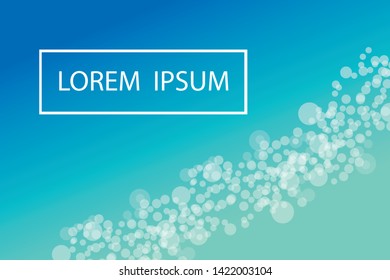Bokeh lights gradient background template. 