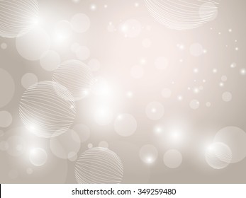Bokeh lights - soft background light beige