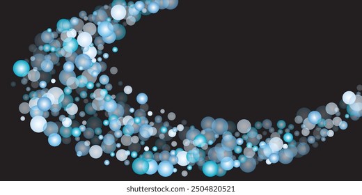 Bokeh with multi colors, Festive lights bokeh background. Light flash gold png. vector illustrator. summer season beach