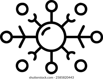 Bokeh Networking Event concept as Bokeh digital art background featuring blurred lights representing a vibrant networking event symbolizing connectivity and community with copy space. in Photo Stock