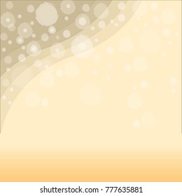 Bokeh on a bright yellow background , Abstract background .