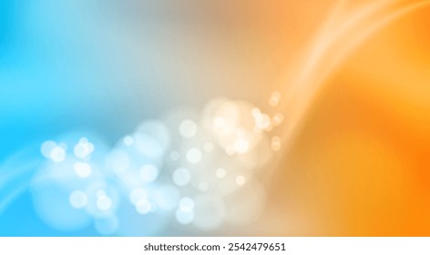 Bokeh on a colorful gradient background . The layout of a creative banner, poster, poster, cover, interior and design design. Corporate identity template