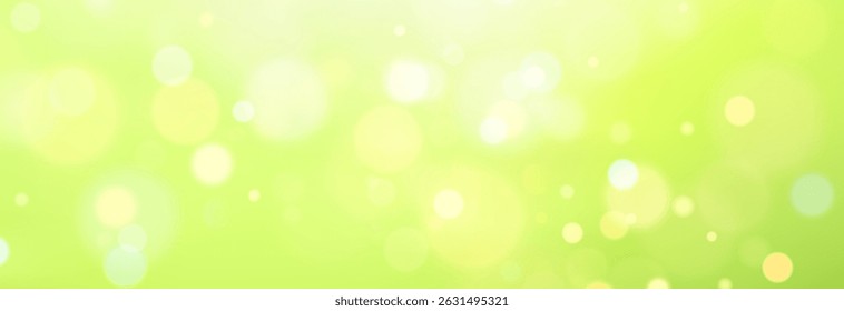 Bokeh on green background.Summer background.Natural green bokeh.Light effect.