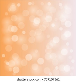 Bokeh orange background