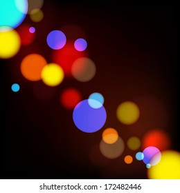 bokeh party background