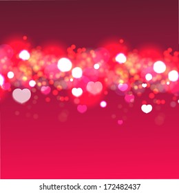 bokeh party valentine background