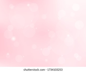 fondo rosa bokeh. Para fondo, fondo,fondo de pantalla. Concepto de San Valentín y Día de la Madre. Espacio para texto. Ilustración vectorial.