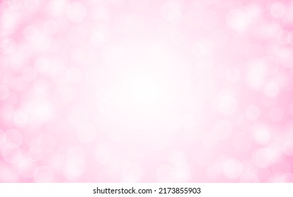 Fondo rosa bokeh. Ilustración vectorial.