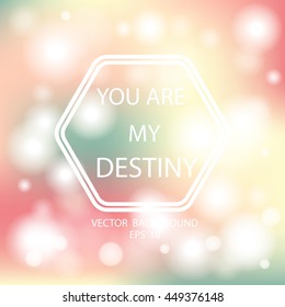  Bokeh Poster With Gradient Mesh Background , Vector Illustration