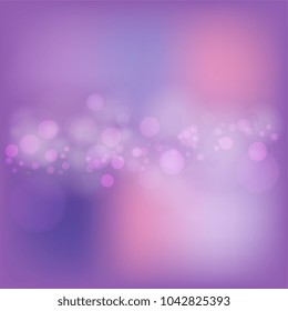 Bokeh purple vector illustration