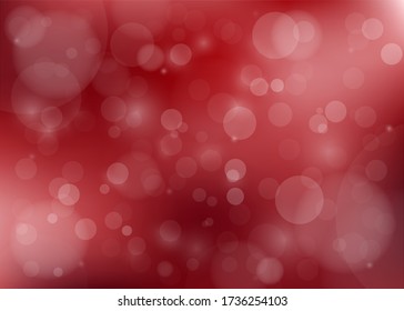 Bokeh red background. For background,backdrop,wallpaper. Space for text. Vector illustration EPS10.