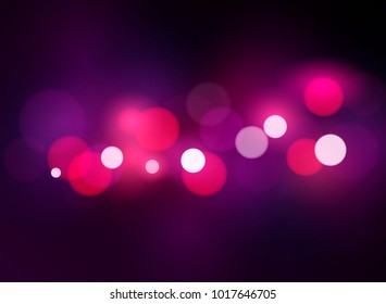 bokeh red background - blurred abstract background with circle lights, vector illustration eps 10. St. Valentine's Day
