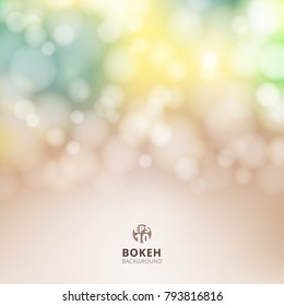 Bokeh silver and white Sparkling Lights Festive on colorful background with texture. Abstract Christmas twinkled bright defocused. Winter Card or invitation. Vector illustration