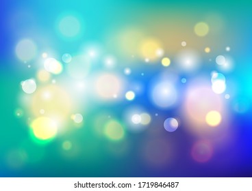 Bokeh  smooth blurred  Abstract  Background, Vector and illustration